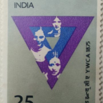 YWCA - Young Womens Christian Association. Association, Women, Organisation, Human Rights, Emblem, 25 P.  (Hinged/Gum washed stamp)