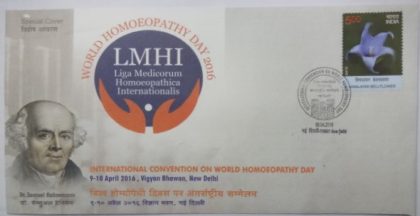 International Convention On World  Homoeopathy Day  (Special Cover)