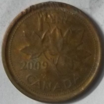 1 Cent Canada 2009 Elizabeth II D.G Regina (used)