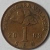 1 Sen _2003 Bank Negara Malaysia (used)