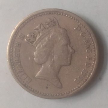 UK Great Britain, Elizabeth II 1 pound 1995 (used)