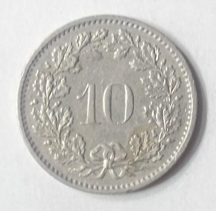 1974 confoederatio helvetica 10 value