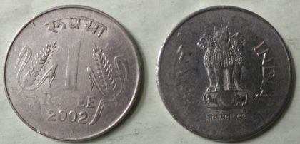 1 RUPEE-2002_Used_1 N0