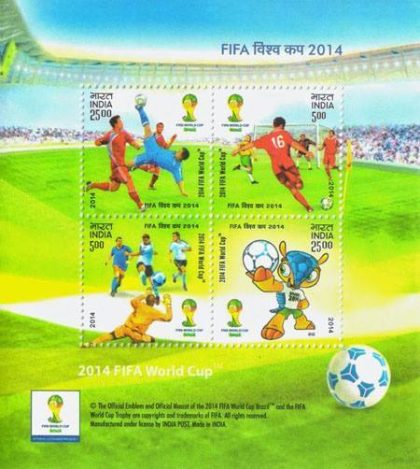 FIFA WORLD CUP 2014 (Indian Miniature Sheets)