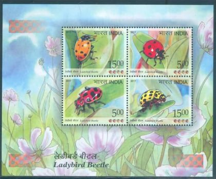 Ladybird Beetle - 2017 (Indian Miniature Sheets)