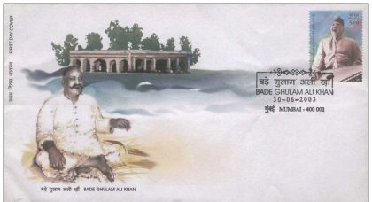 First Day Cover 30 Jun. '03 Bade Ghulam Ali Khan (Singer) Birth Centenary.(FDC-2003)