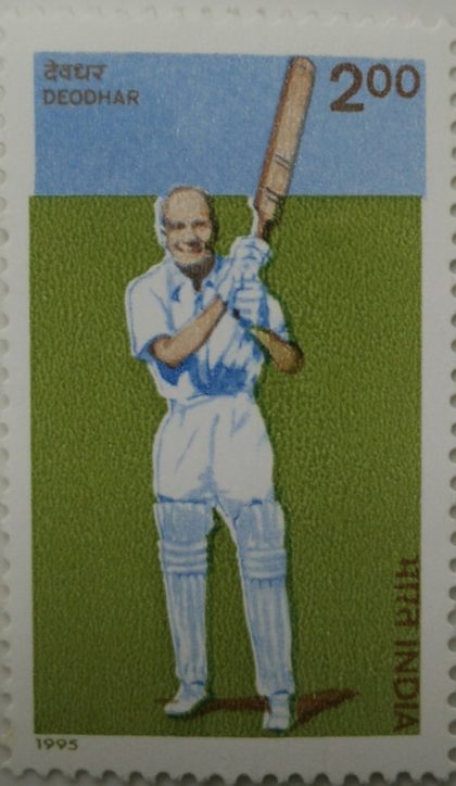 Criket D.B Deodhar Cricket India Rs.2- MNH Stamp