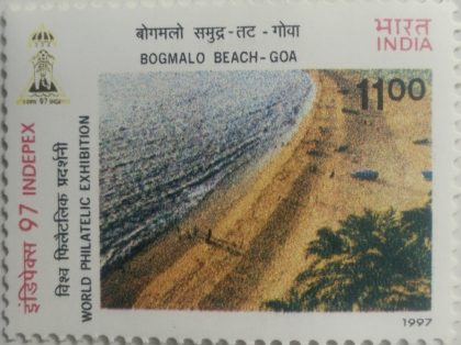 INDEPEX'97' International stamp Exhibition, New Delhi Beacher of , Goa - MNH Stamp