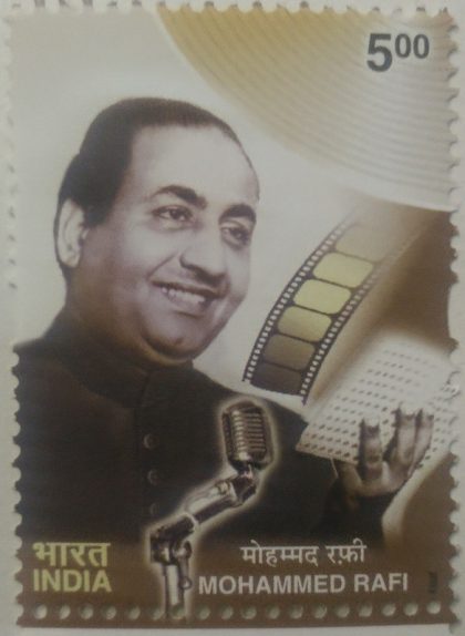 Golden Voices of Yesteryears; Mohammed Rafi- MNH Stamp