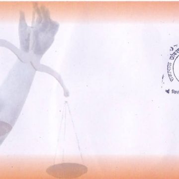 First Day Cover 11 Nov. '09 Rajabhau Khobragade Commemoration.(FDC-2009) (Spots/hinged/slightly damaged/Paper Stuck)