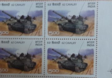 62 Cavalry(Block of 4 TL Stamp)
