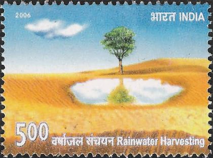 Rainwater Harvesting. Thematic, Rs. 5 - MNH Stamp