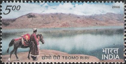 Himalayan lakes, Tsomo riri, Jammu & Kashmir_Cut Setenant