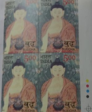 Asectic Buddha(Block of 4 TL Stamp)