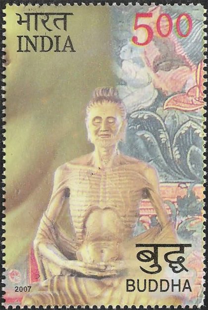 2550 Years of mahaparinirvana of The Buddha,Image of Buddha- MNH Stamp