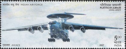 Indian AIR Force Platinum Jubilee 1932-2007 - IL-78 - MNH Stamp