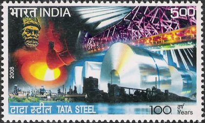 100 Years of Tata Steel , Event , Rs 5 - MNH Stamp