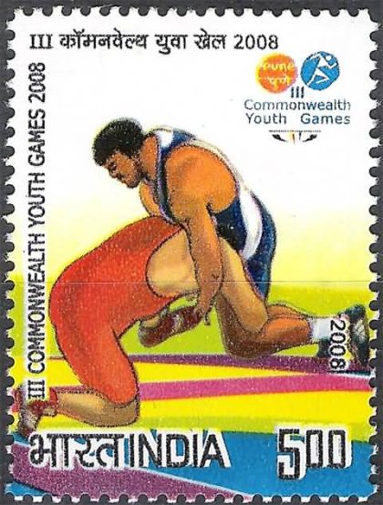 3rd commonwealth youth Games,Blewadi,Wresting_Cut Setenant