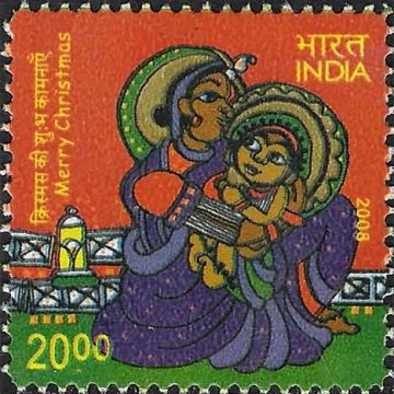 Merry christmas, Mary & Jesus_Cut Setenant