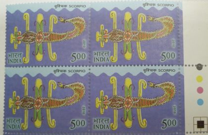 Scorpio(Block of 4 TL Stamp)