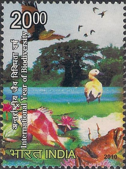 International Year of Bio Diversity Thematic Rs. 5- MNH Stamp