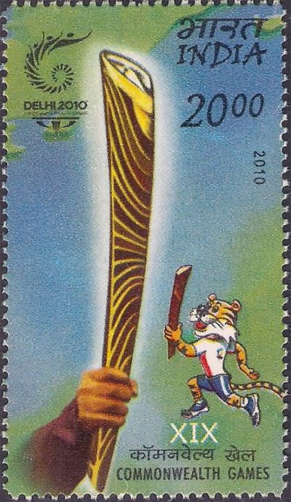 Queens Baton Relay XIX Commonwealth Games Event Rs. 20- MNH Stamp