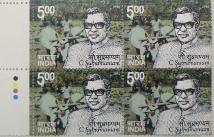 Subramaniam(Block of 4 TL Stamp)