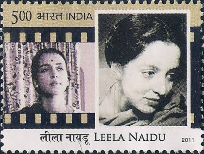 Legendary Heroines of India Personality Leela naidu Rs. 5 - MNH Stamp