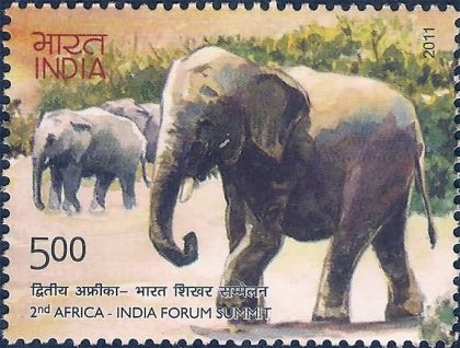 II Africa India Forum Summit 2011 Thematic Rs. 5 - MNH Stamp