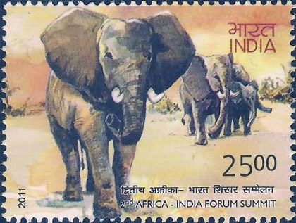 II Africa India Forum II Africa India Forum Summit 2011 Thematic Rs. 25- MNH Stamp