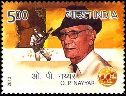 100 Years of Cinema , O.P.Nayyar_Cut Setenant | Buy Indian Postage Stamps | Philately India