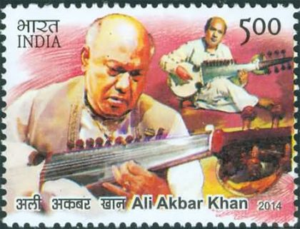 Indian Musicians - Ali Akbar Khan Personality, Indian Classical Music, Sarod, Music Composer, Padma Vibhushan Rs. 5 - MNH Stamp