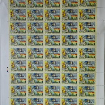 Women Empowerment Woman, Painting, Cycle, Astronout, Kite, Cycling, Tricolour Rs. 5 - MNH (Stamp Full Sheets - 45 stamps)