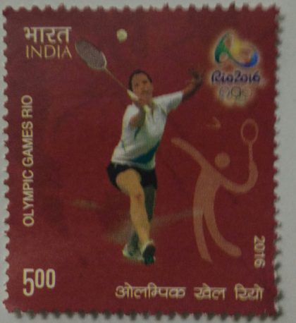 Games of the XXXI Olympiad-Rio - Badminton (Hinged/Gum washed stamp)