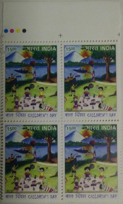 Children`s day(Block of 4 TL Stamp)