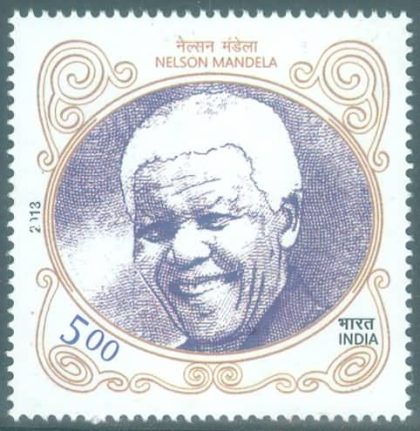 India-south Africa Joint Issue, MandelaRs.5 - MNH Stamp