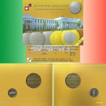 2012-60 YEARS OF INDIA GOVT.MINT.KOLKATA 1952-2013 Rs.5/ ONLY 1 COIN