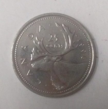 25 Cents Canada 1996 Elizabeth II D.G. Regina