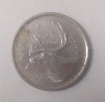 25 Cents Canada 2006 Elizabeth II D.G. Regina (used)