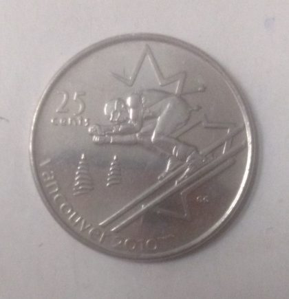 25 Cents Canada 2010 Vancouver Elizabeth II (unc) (5)