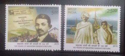 100 Years of Mahatma Gandhi?s Return to India (Set of 2)