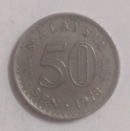 50 Sen _1978 Malaysia (used)