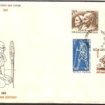 First Day Cover 02 Oct. '69 Birth Centenary of Mahatma Gandhi (fdc-1969)