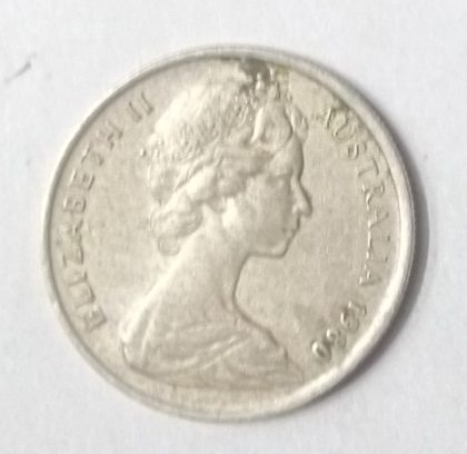 AUS_1980_5 Cent (used)