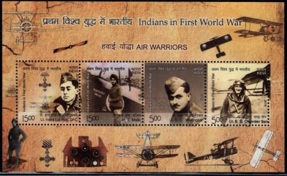 Air Warriors Indians in First World War - 2019 (PMS)
