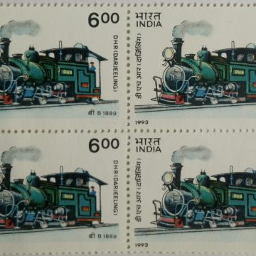 Mountain Locomotive - DHR Darjeeling DHR Darjeeling Engine(Block of 4 stamp)