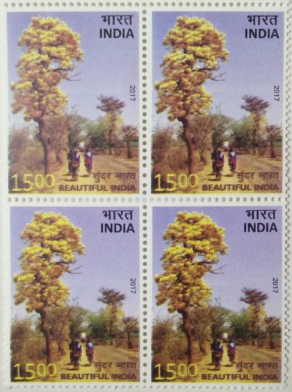 Beautiful India; power scene(Block of 4 stamp)