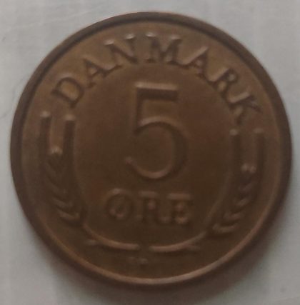 DENMARK 5 ORE 1971(USED)