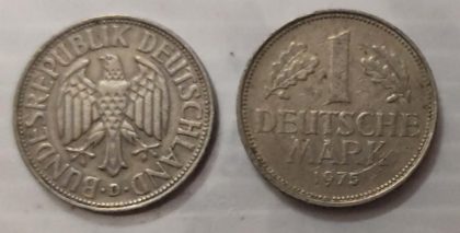 GERMANY 1 MARK 1975(USED)