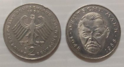 GERMANY 2 MARK 1989(USED)